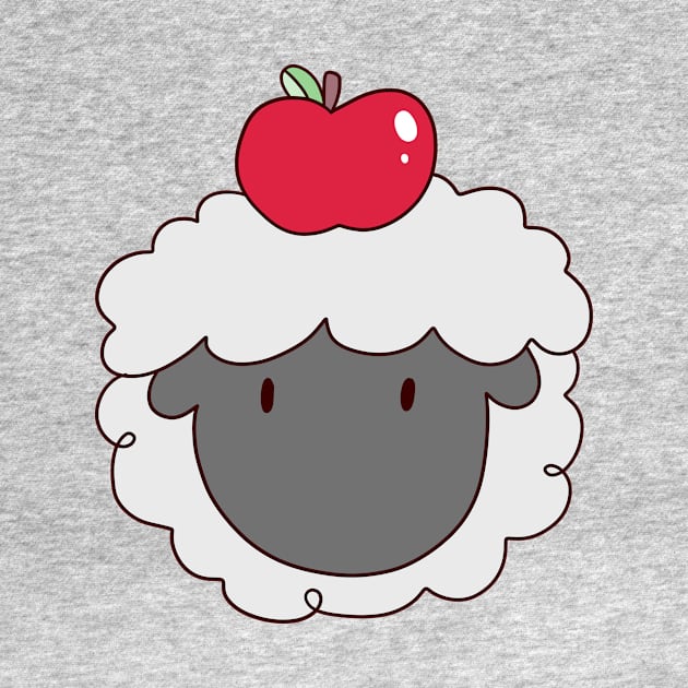 Apple Sheep Face by saradaboru